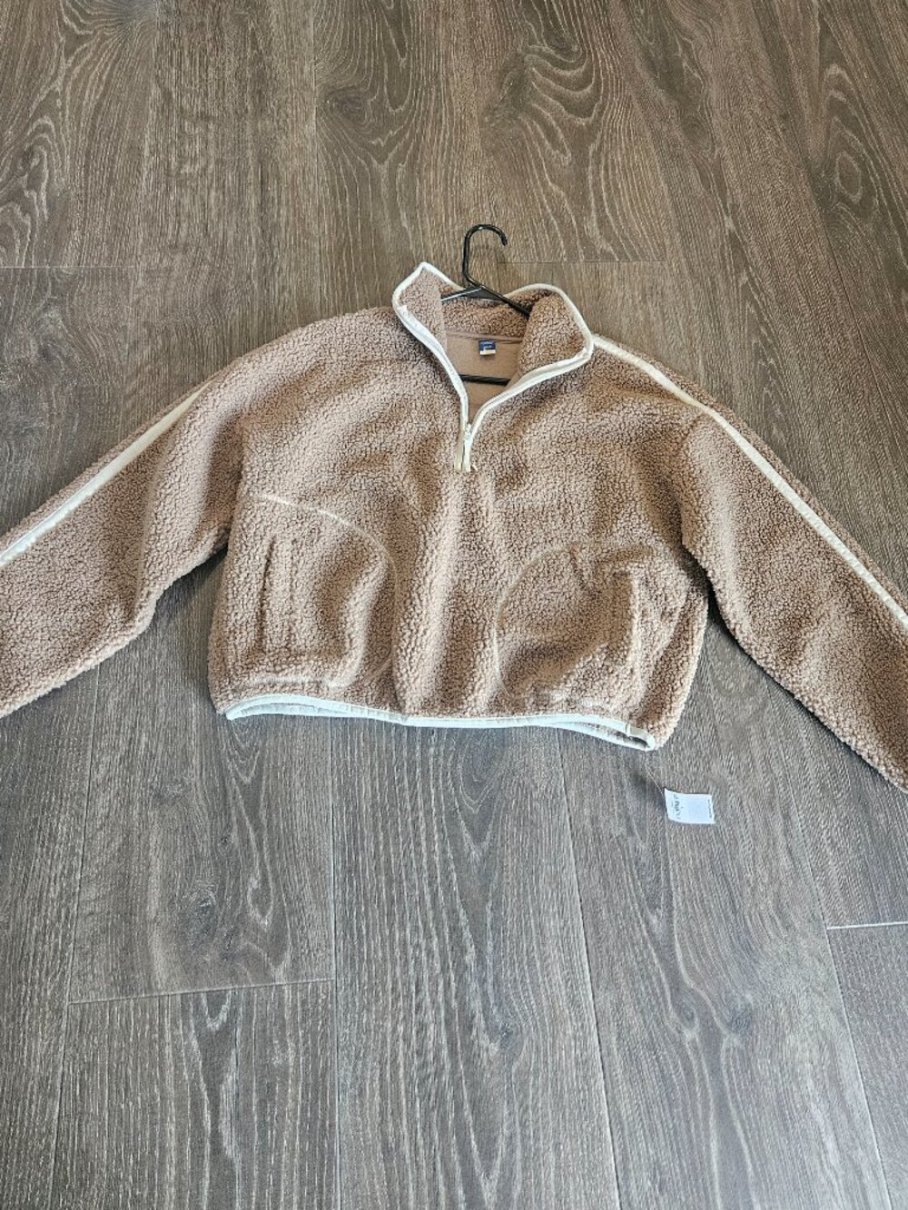NWT Old Navy Sherpa Half Zip Sweatshirt